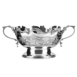Серебряная ваза для конфет «Торжество»