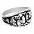 Серебряное кольцо «Завитки»
