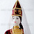 Кукла в карачаевском национальном платье бордового цвета