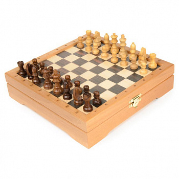 Деревянные мини-шахматы