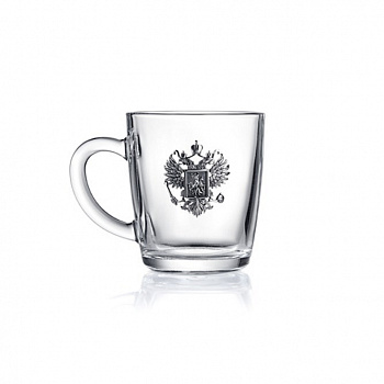 Чайная кружка «Держава» c серебряным декором