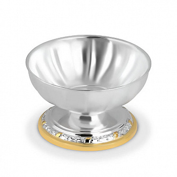 Серебряная креманка с позолотой «Государственная»