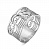 Серебряное кольцо «Символ мира»