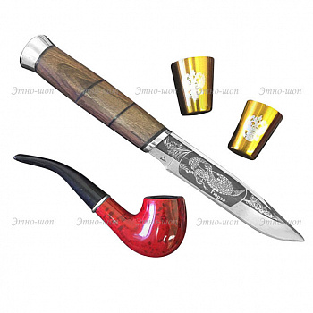 Набор «Привал», с ножом и трубкой