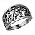 Серебряное кольцо «Тайна» без вставок