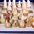 Подарочный набор шахмат из оникса и мрамора