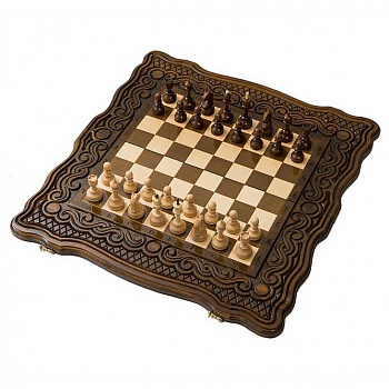 Резные нарды и шахматы «Бриз»
