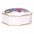 Фарфоровая туалетная коробочка «Цветок ириса»