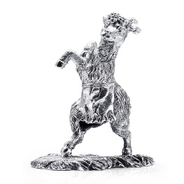 Серебряная статуэтка «Коза-дереза»