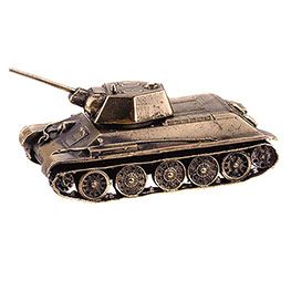 Бронзовая модель танка «Т-34/76»