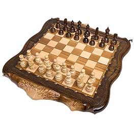 Резные нарды и шахматы «Гора Арарат»