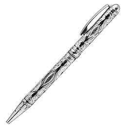 Серебряная ручка «Трилистник»