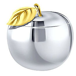 Серебряная ваза «Яблоко»