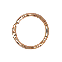 Серебряные серьги-кольца с позолотой «Элегант»