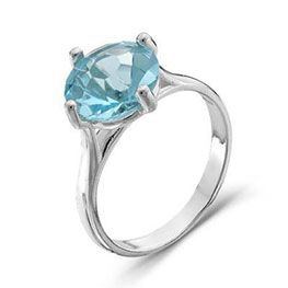 Серебряное кольцо «Элиза» с ювелирным стеклом