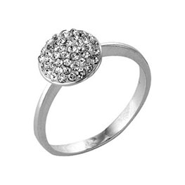 Серебряное кольцо «Блики»