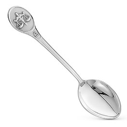 Серебряная ложка со знаком зодиака «Весы»
