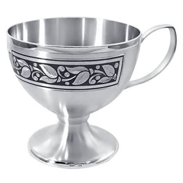 Серебряная кофейная чашка «Орнамент»