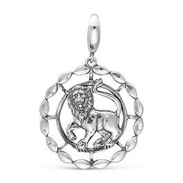 Серебряная подвеска «Лев»