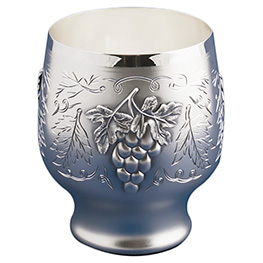 Серебряный стакан для вина «Виноградная лоза»