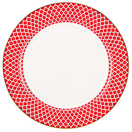 Фарфоровая плоская тарелка «Скарлетт»