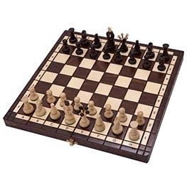 Деревянные шахматы с инкрустацией «Королевские»