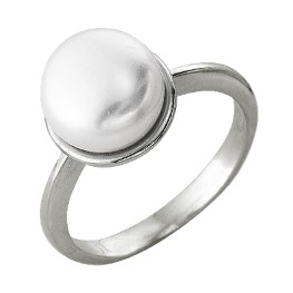 Серебряное кольцо «Жемчужина»