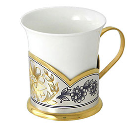 Серебряная кофейная чашка «Астра»