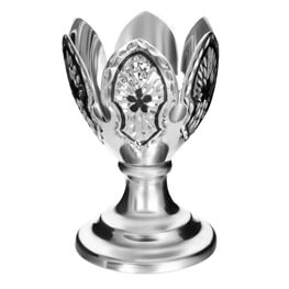 Серебряная подставка для яйца «Цветок»