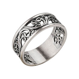 Серебряное кольцо «Кружево» без вставок