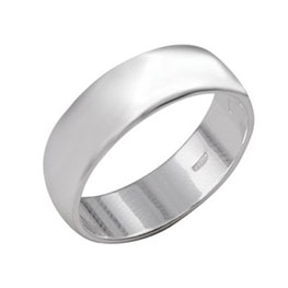 Серебряное кольцо «Блеск» родированное