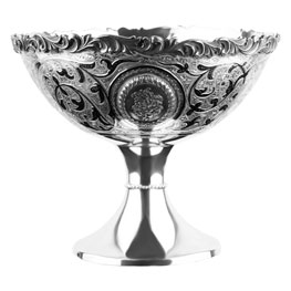 Серебряная ваза «Букет»