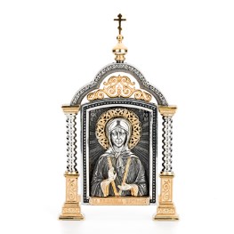 Серебряная парадная икона «Матрона»