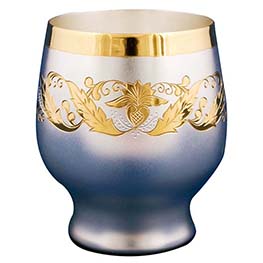 Серебряный стакан с позолотой «Версаль»