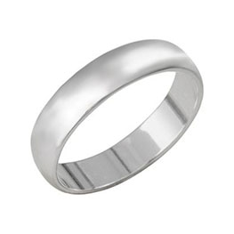 Серебряное кольцо «Обручальное» без покрытия