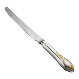 Серебряный столовый нож «Весна»