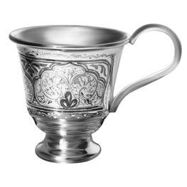 Серебряная кофейная чашка «Восточная»