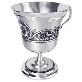 Серебряная кофейная чашка «Капучино»