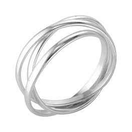 Серебряное кольцо «Дымка»