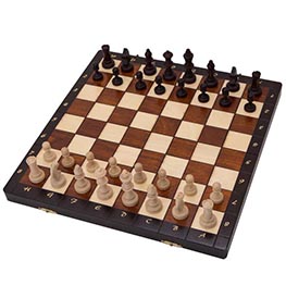 Деревянные шахматы с инкрустацией «Магнитные»