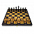 Шахматы 3 в 1 «Классические» черное золото