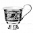 Серебряная чайная чашка «Кубачинская»