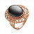 Серебряное кольцо «Фортуна» с золочением