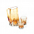 Кувшин со стаканами для воды «Ромашка» с серебряным декором