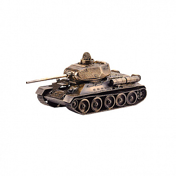Бронзовая модель танка «Т-34/85»