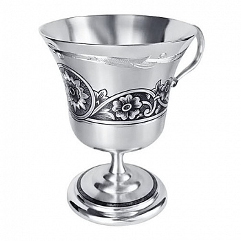 Серебряная кофейная чашка «Капучино»