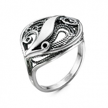 Серебряное кольцо «Дыхание»