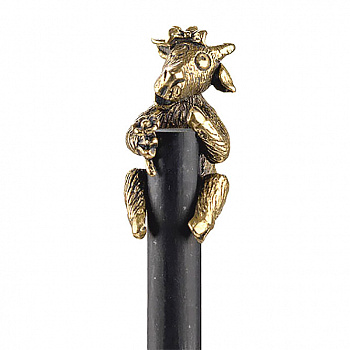 Бронзовый наконечник на карандаш «Коза»