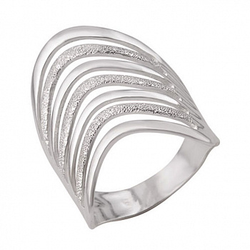 Серебряное кольцо «Текстура»