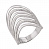 Серебряное кольцо «Текстура»